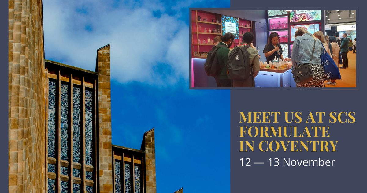 Alchemy Ingredients | We'll be at SCS Formulate